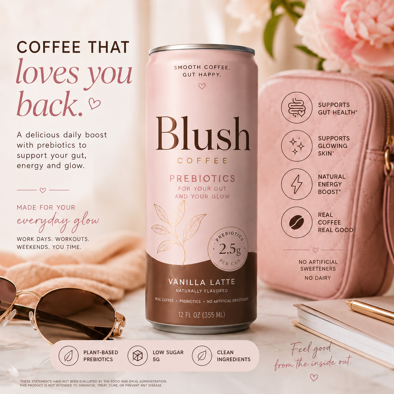 Blush Prebiotic Coffee