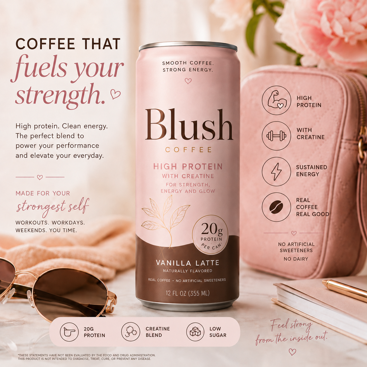 Blush High Protein Coffee